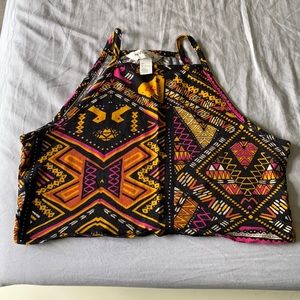 H&M Tribal Crop Top